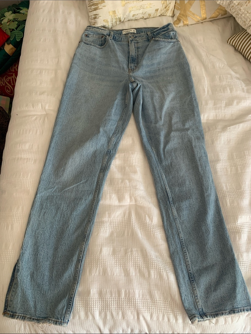 Abercrombie & Fitch Straight-Leg Jeans 32 Extra Long